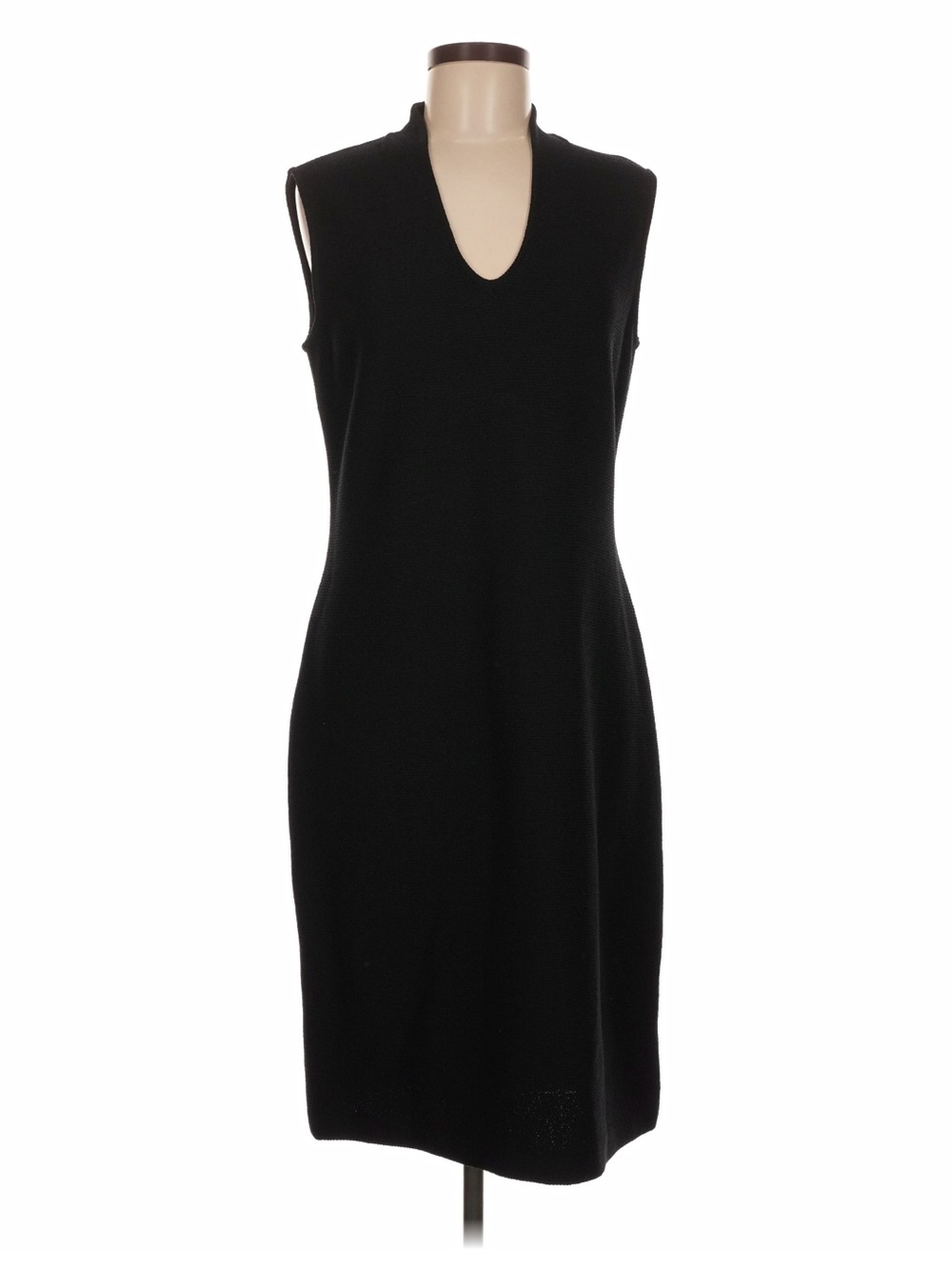 St. John collection by Marie Gray black knit dress